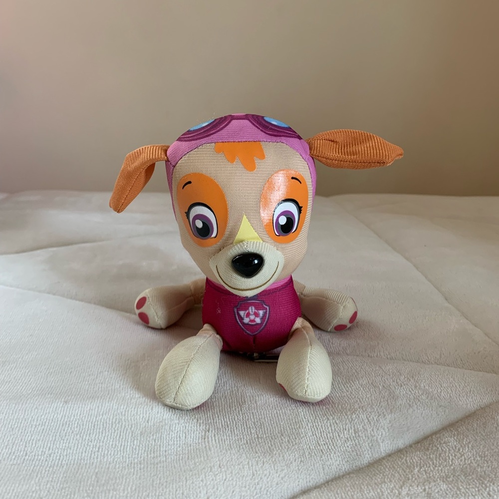 Sky from paw patrol stuffed plush animal
